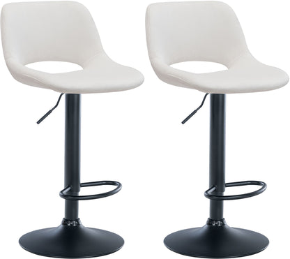 2er Set Barhocker Camden Samt - homemem39