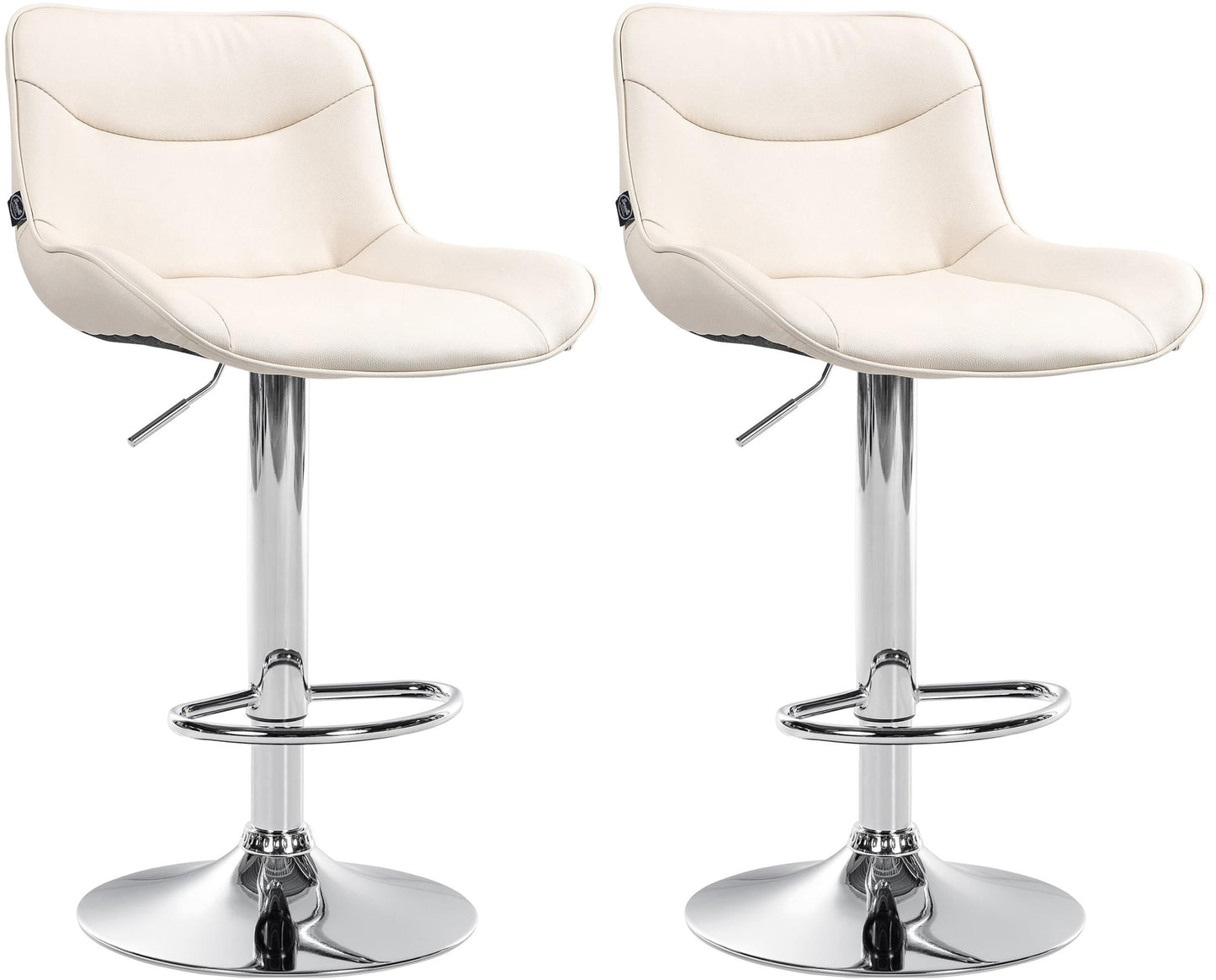 2er Set Barhocker Vonore Kunstleder - homemem39