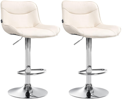 2er Set Barhocker Vonore Kunstleder - homemem39