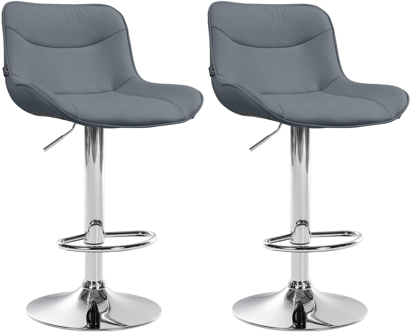 2er Set Barhocker Vonore Kunstleder - homemem39