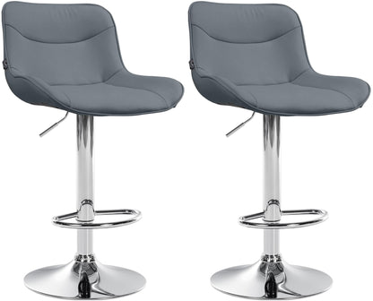 2er Set Barhocker Vonore Kunstleder - homemem39