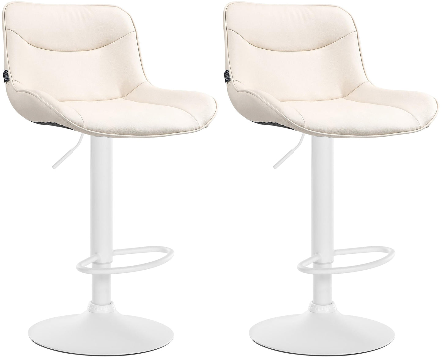 2er Set Barhocker Vonore Kunstleder - homemem39