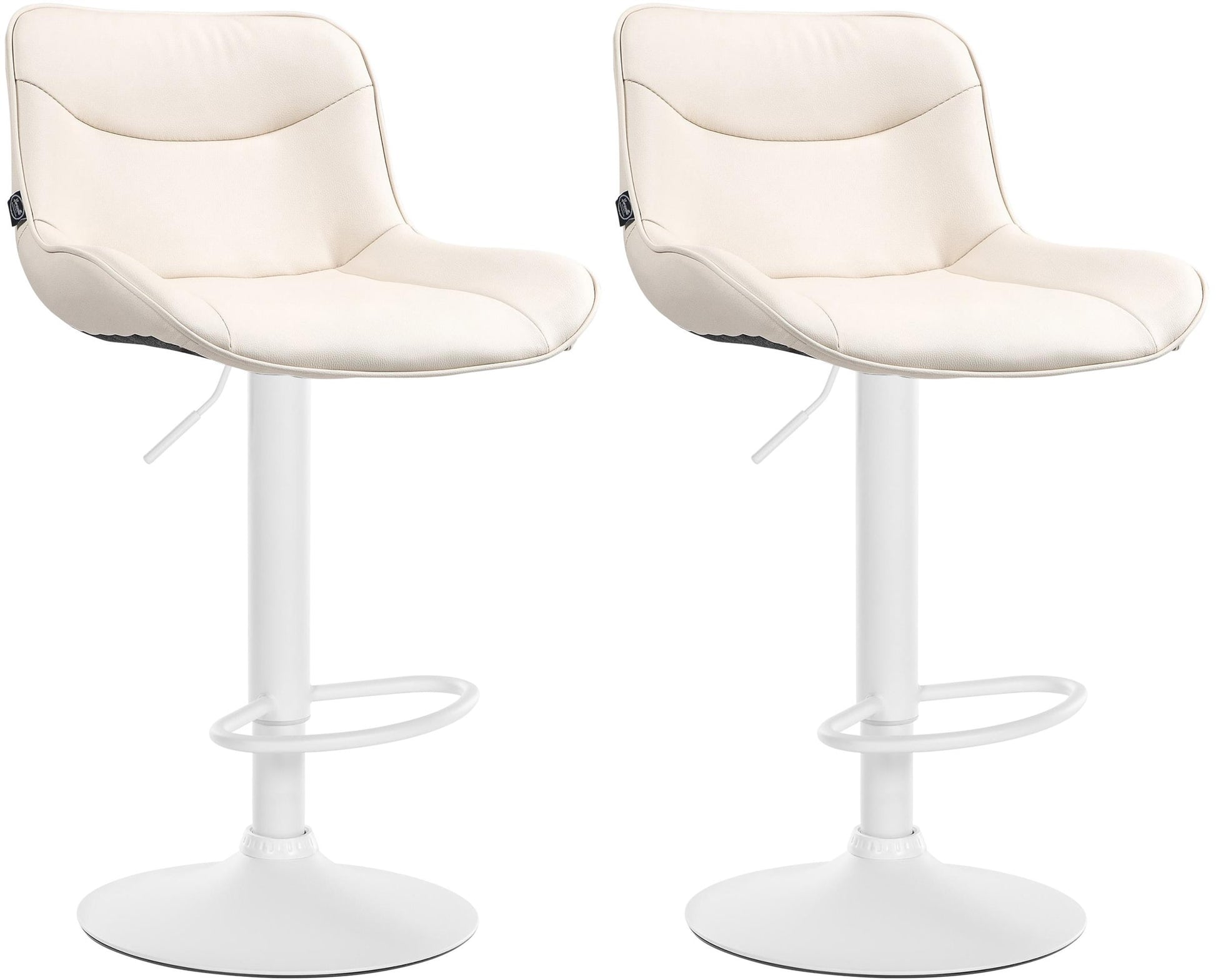 2er Set Barhocker Vonore Kunstleder - homemem39