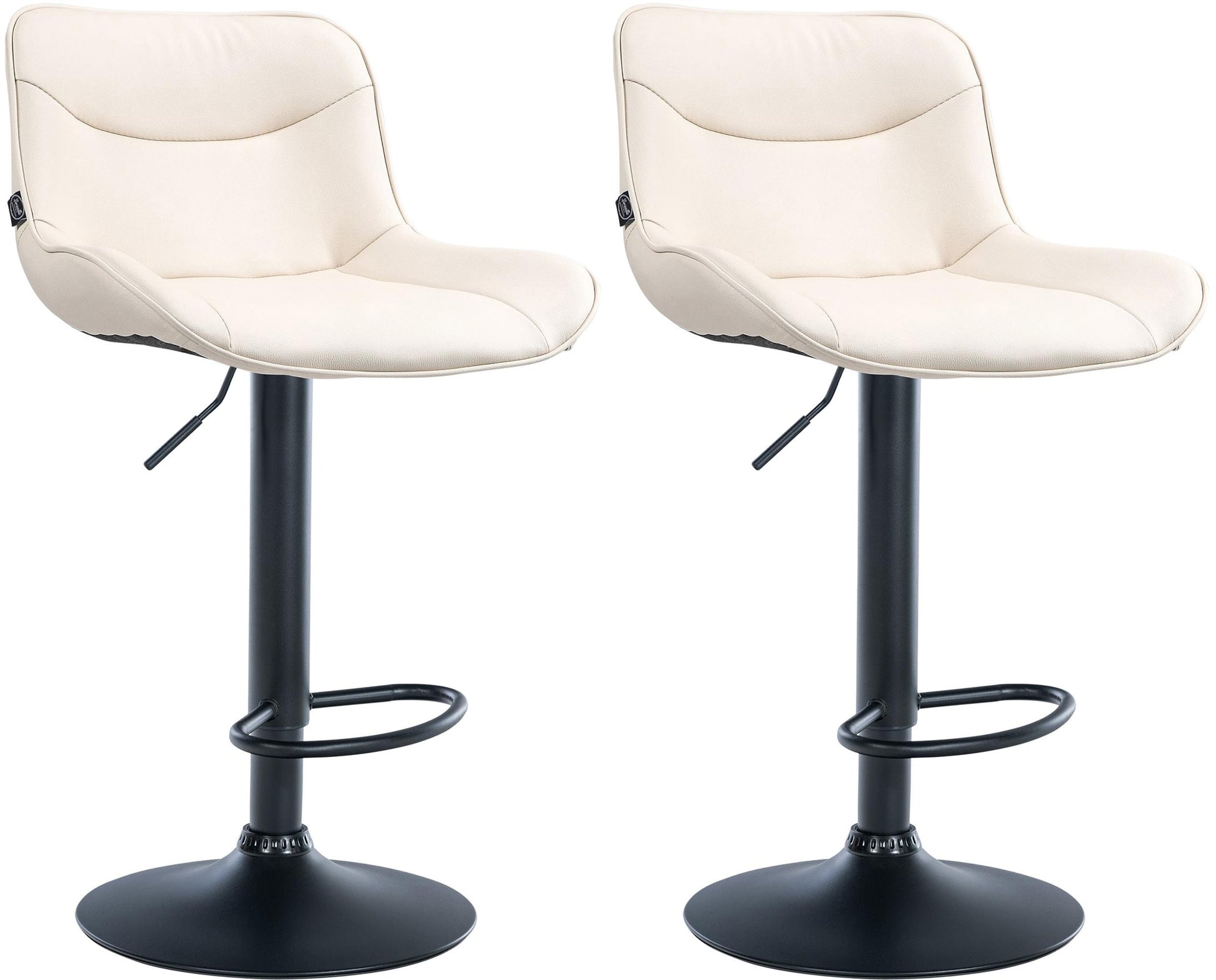 2er Set Barhocker Vonore Kunstleder - homemem39