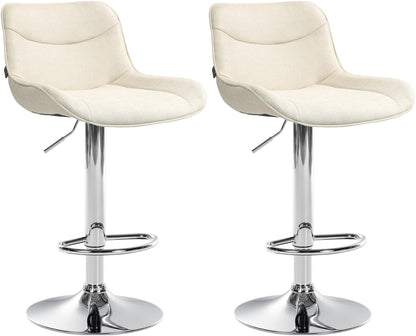 2er Set Barhocker Vonore Stoff - homemem39