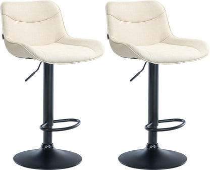 2er Set Barhocker Vonore Stoff - homemem39