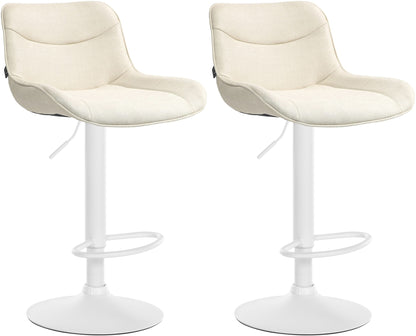 2er Set Barhocker Vonore Stoff - homemem39