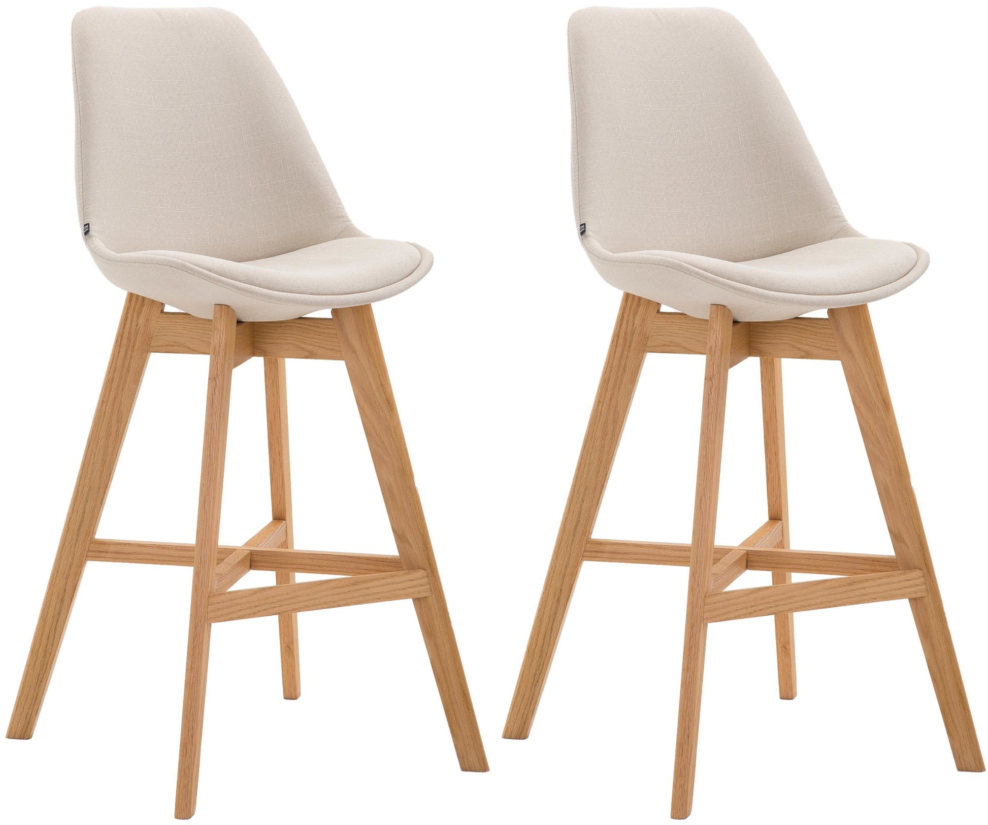 2er Set Barhocker Cannes Stoff - homemem39