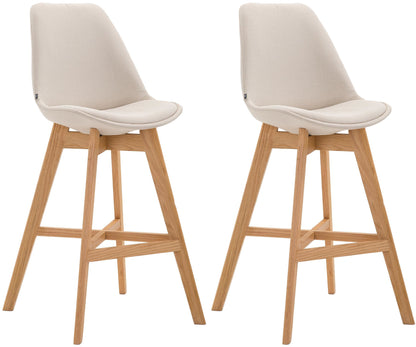 2er Set Barhocker Cannes Stoff - homemem39