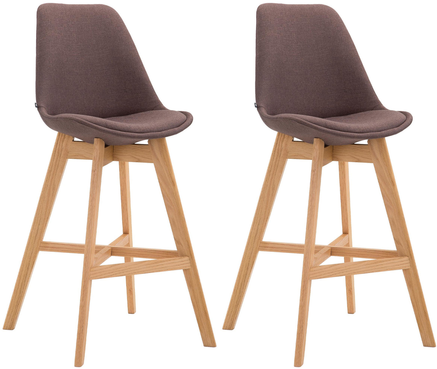 2er Set Barhocker Cannes Stoff - homemem39