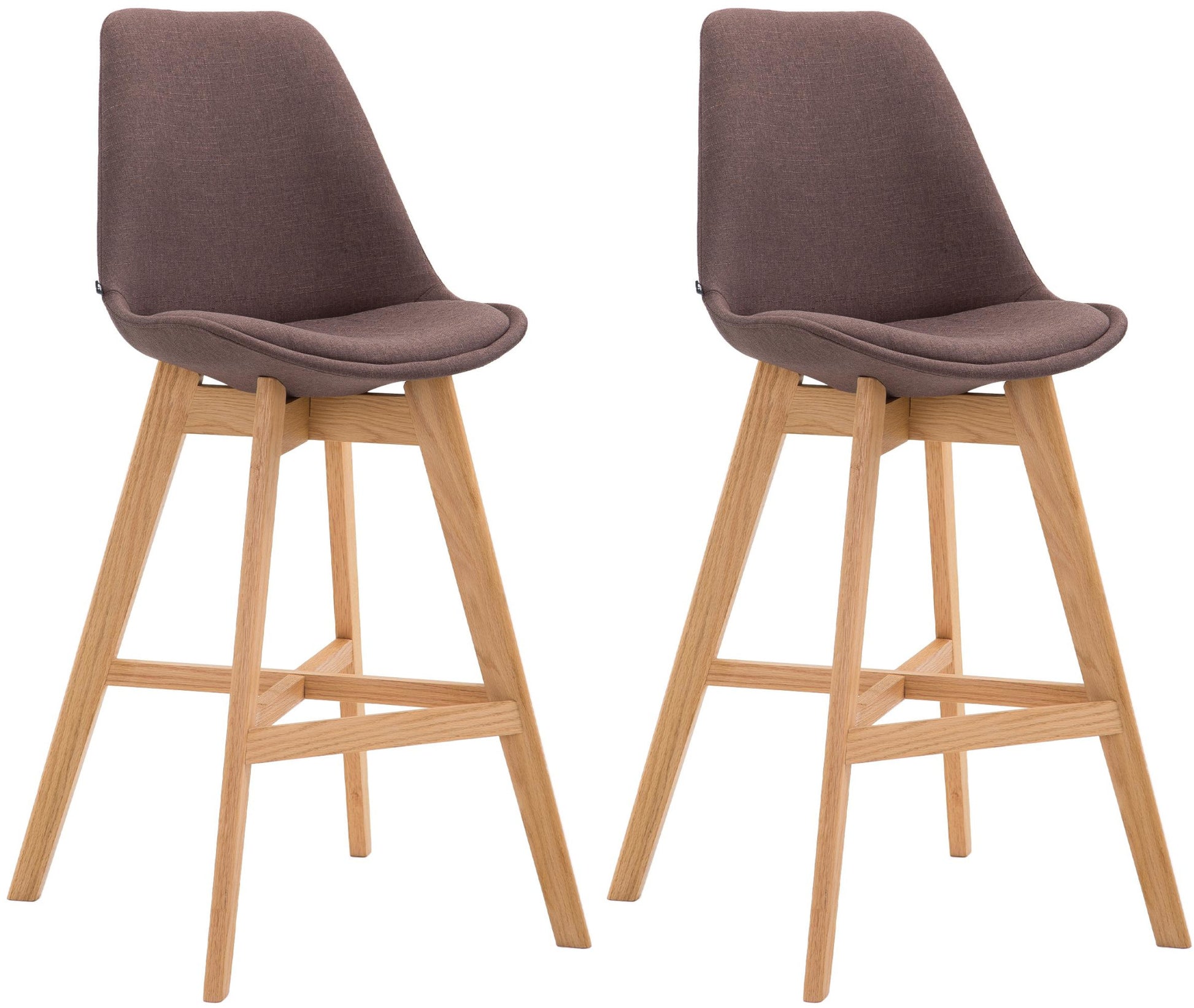 2er Set Barhocker Cannes Stoff - homemem39