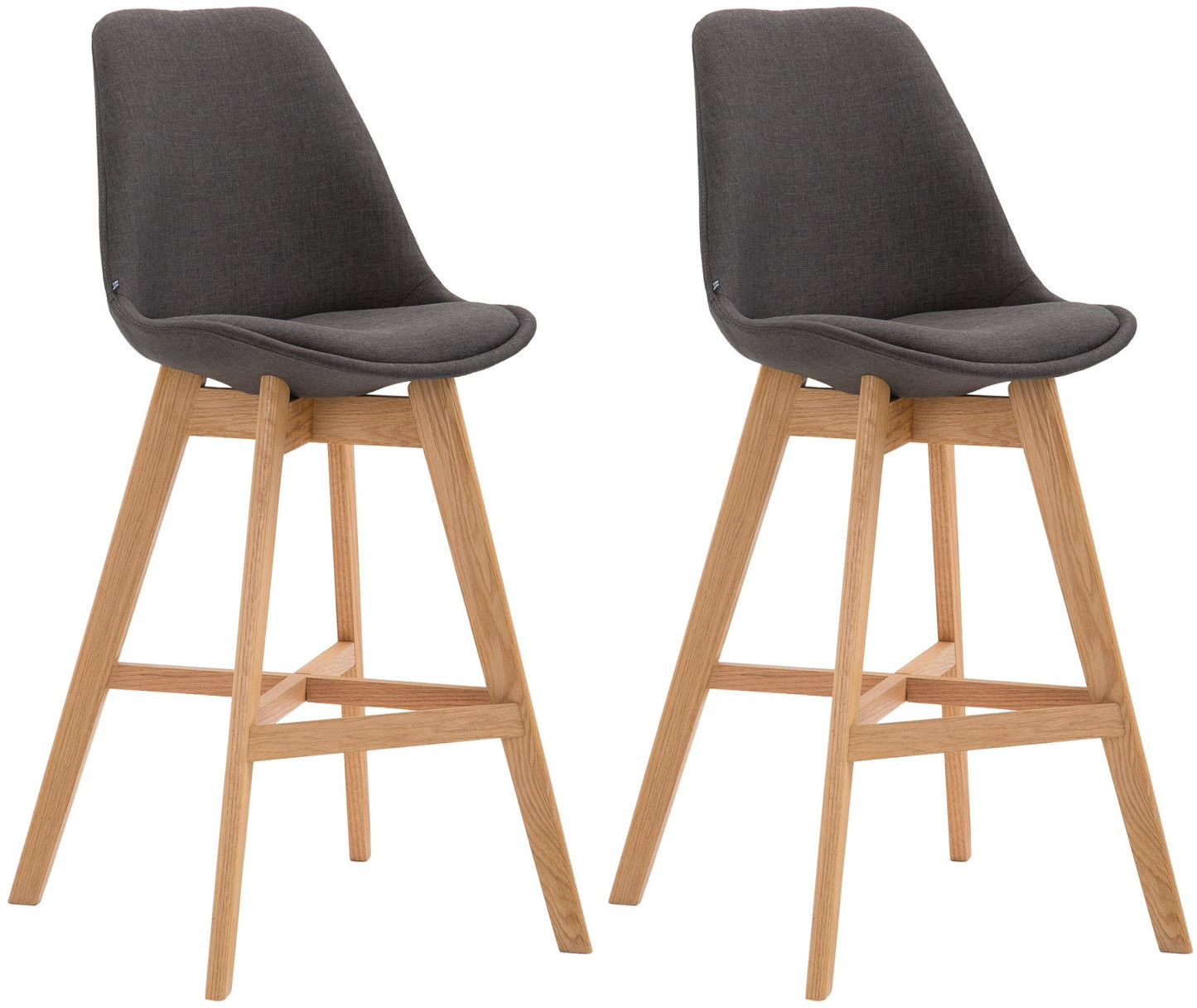 2er Set Barhocker Cannes Stoff - homemem39