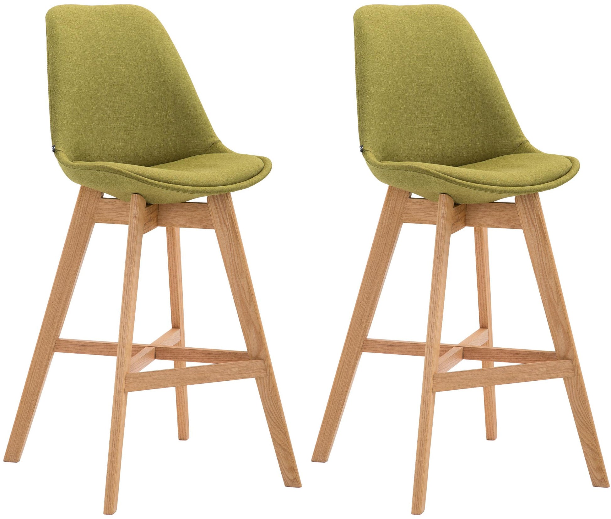 2er Set Barhocker Cannes Stoff - homemem39