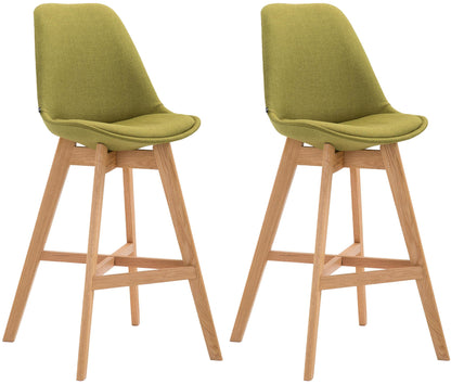 2er Set Barhocker Cannes Stoff - homemem39