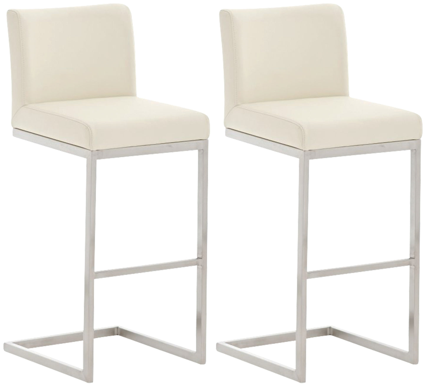 2er Set Barhocker Paros Kunstlederbezug - homemem39