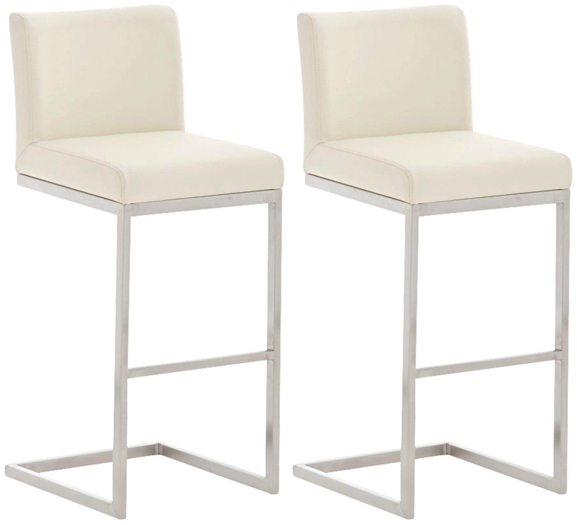 2er Set Barhocker Paros Kunstlederbezug - homemem39