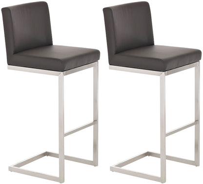 2er Set Barhocker Paros Kunstlederbezug - homemem39