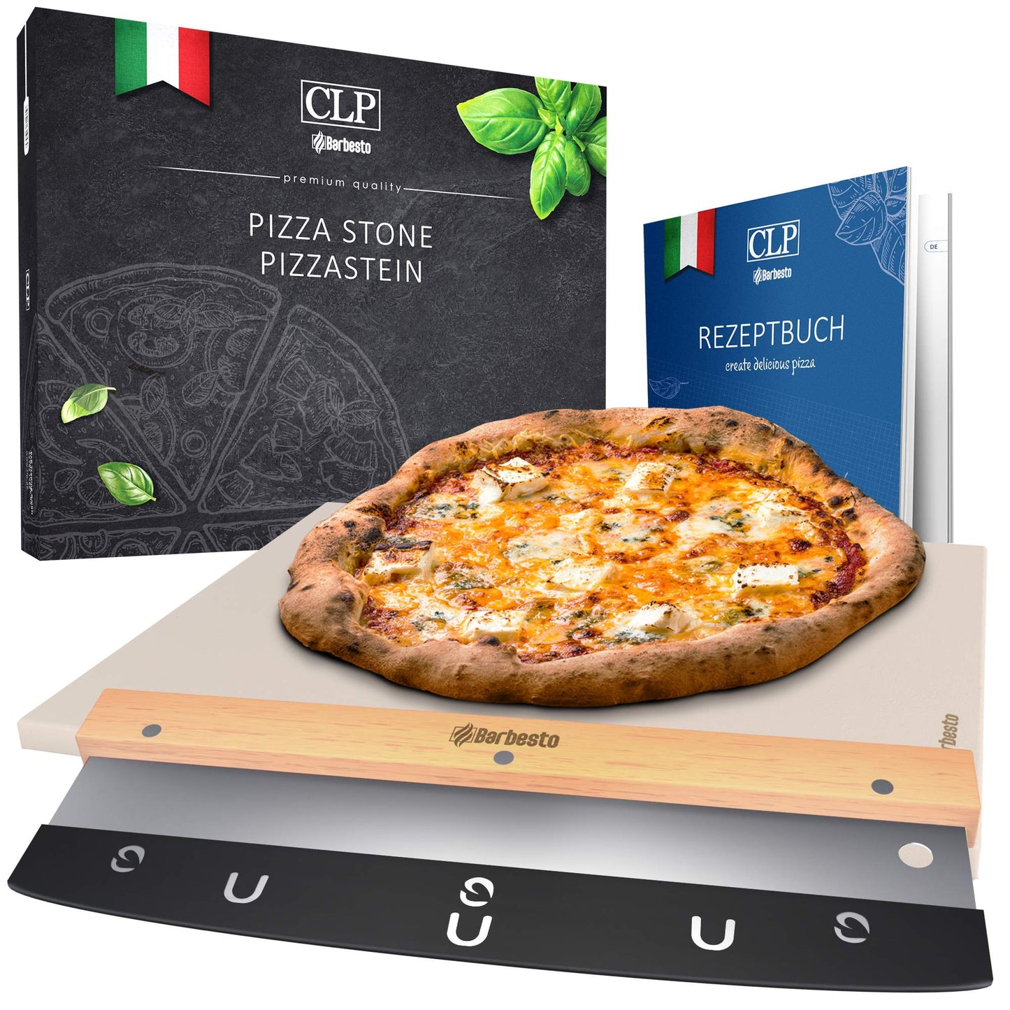 Pizzastein-Set - homemem39