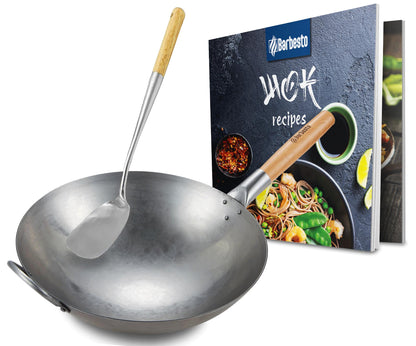 Wok Set aus Karbonstahl - homemem39