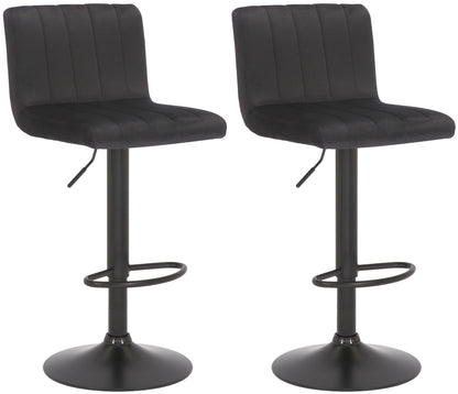 2er Set Barhocker Jamie Samt - homemem39