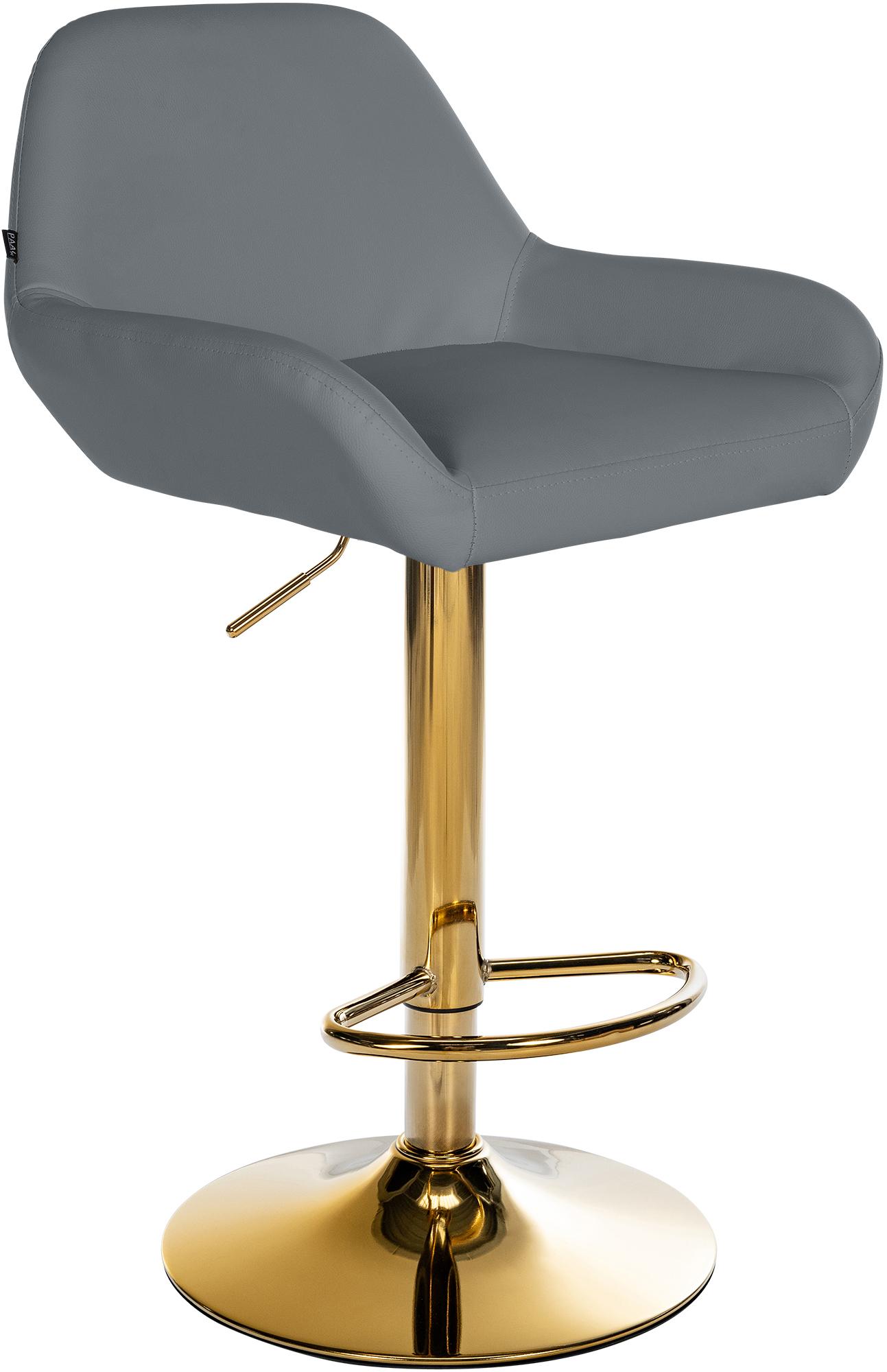Barhocker Braga Gold Kunstleder - homemem39