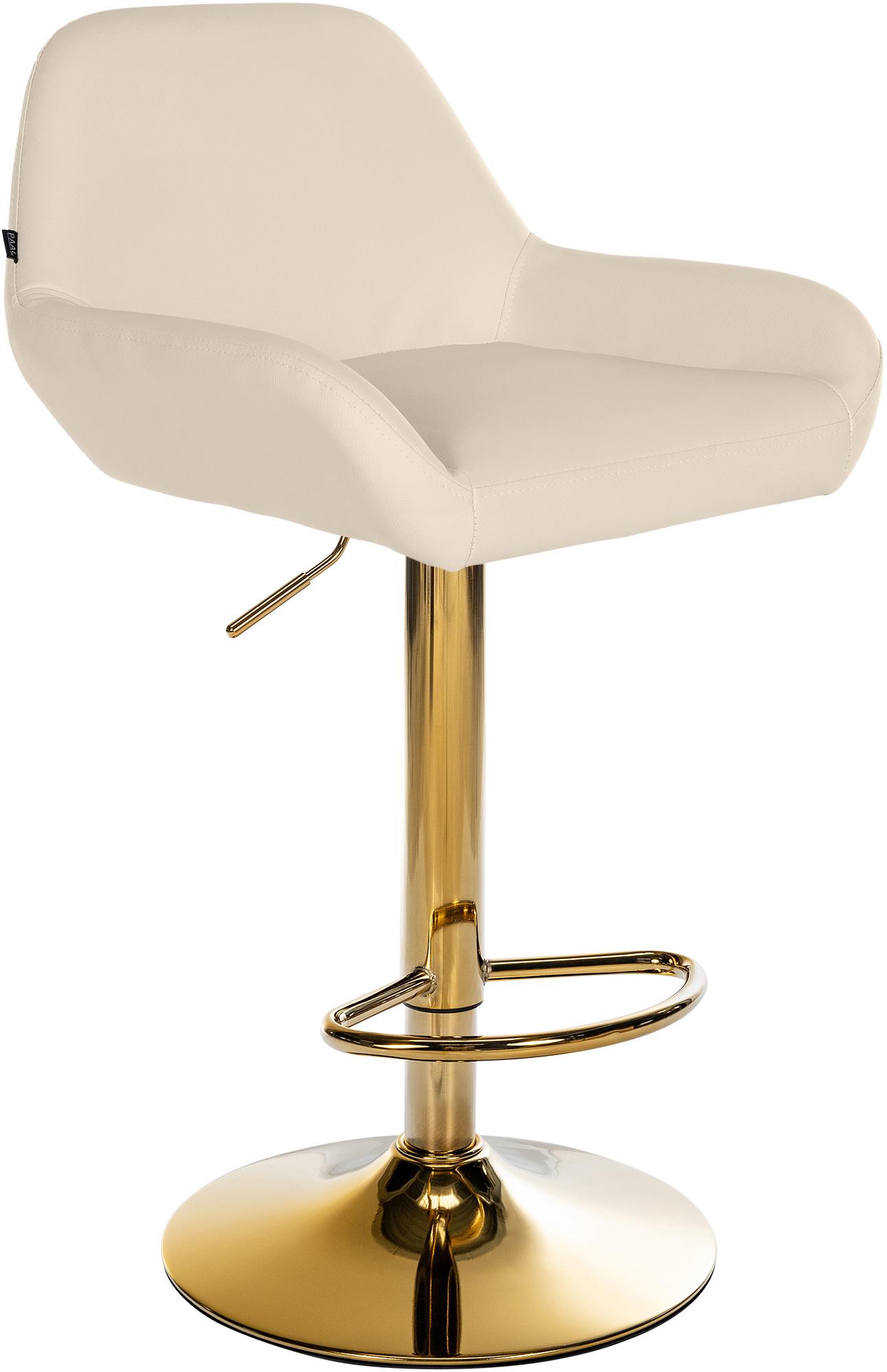 Barhocker Braga Gold Kunstleder - homemem39