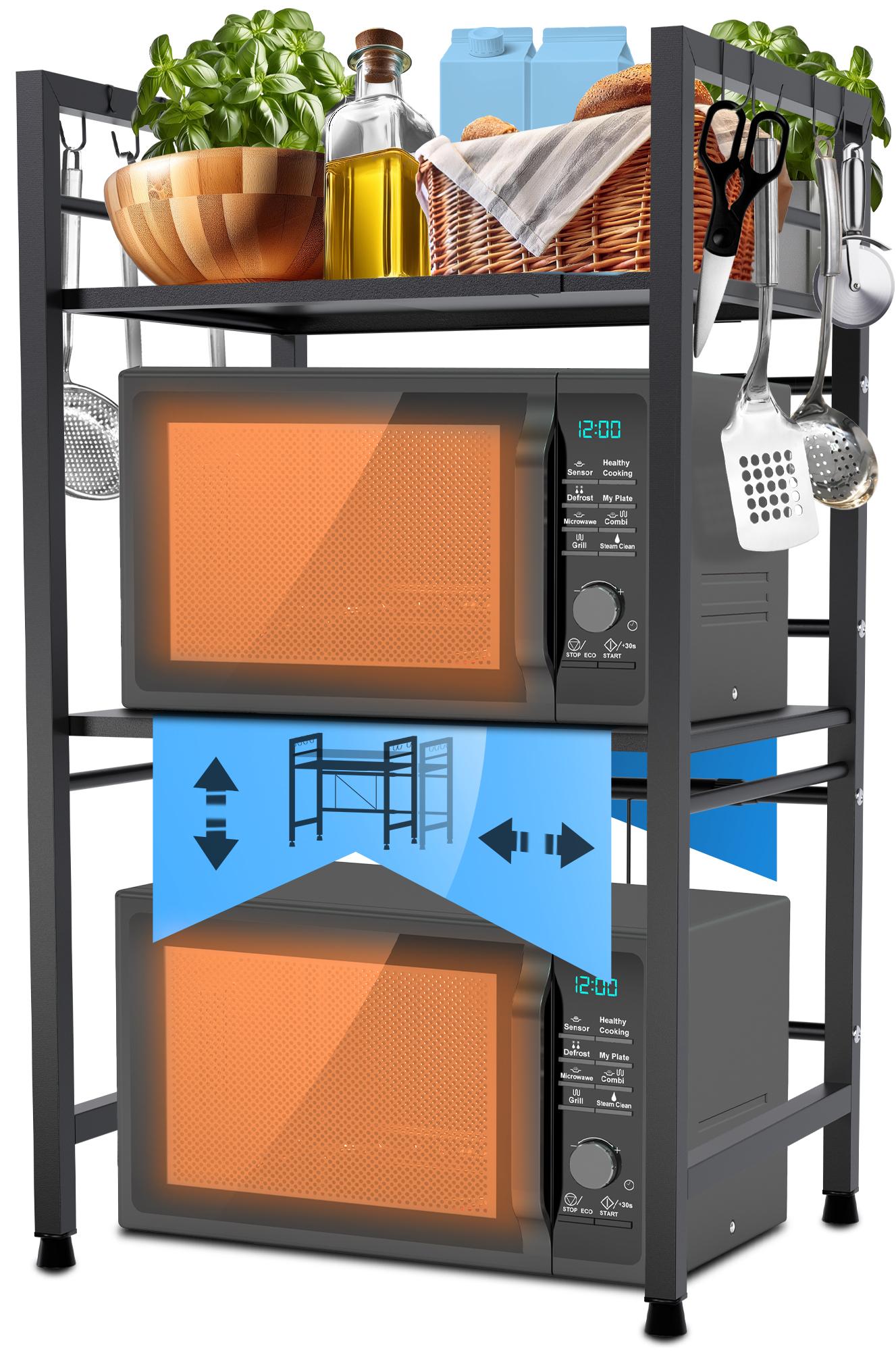 Mikrowellenregal Marana stufig - homemem39