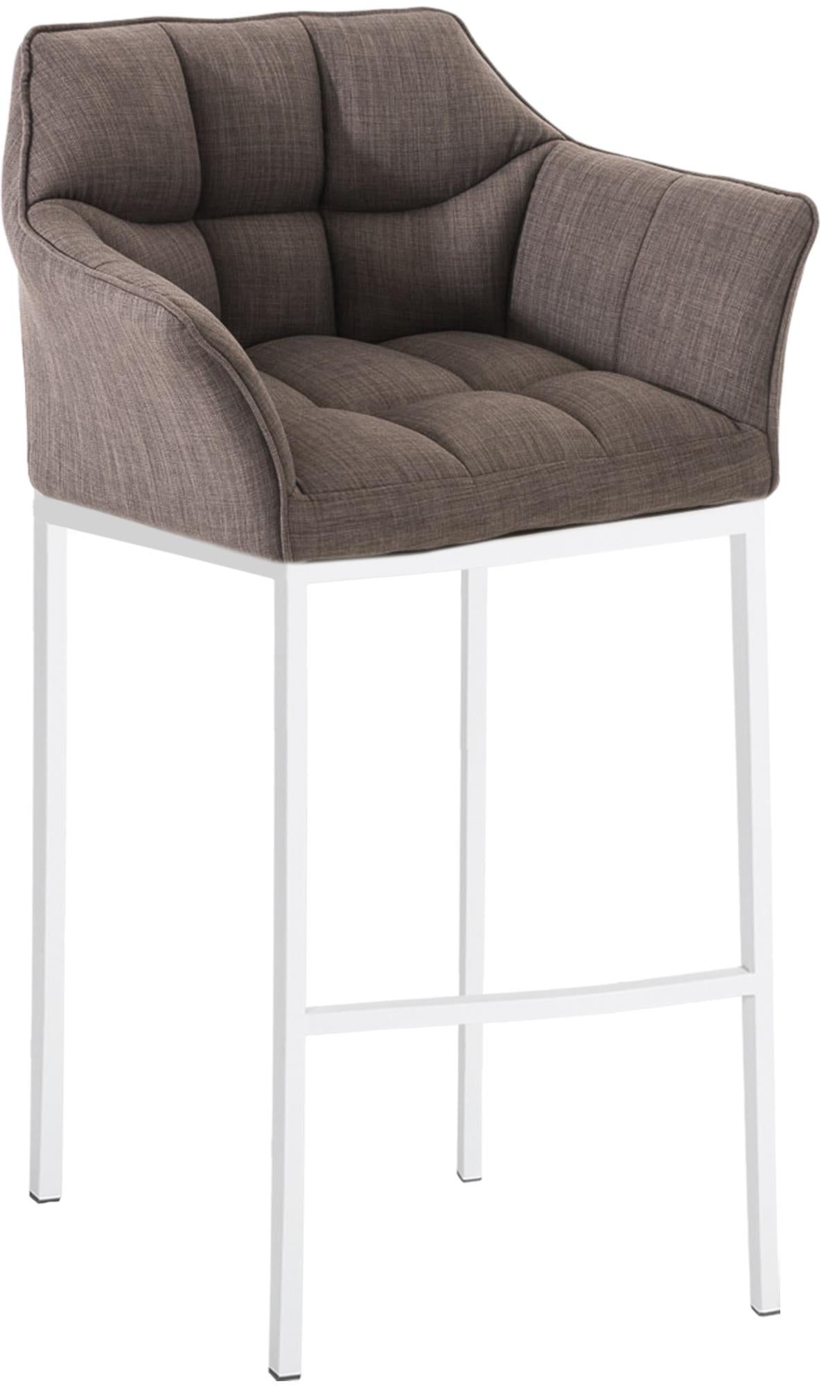 Barhocker Damaso Stoff mit 4-Fuß Gestell - homemem39