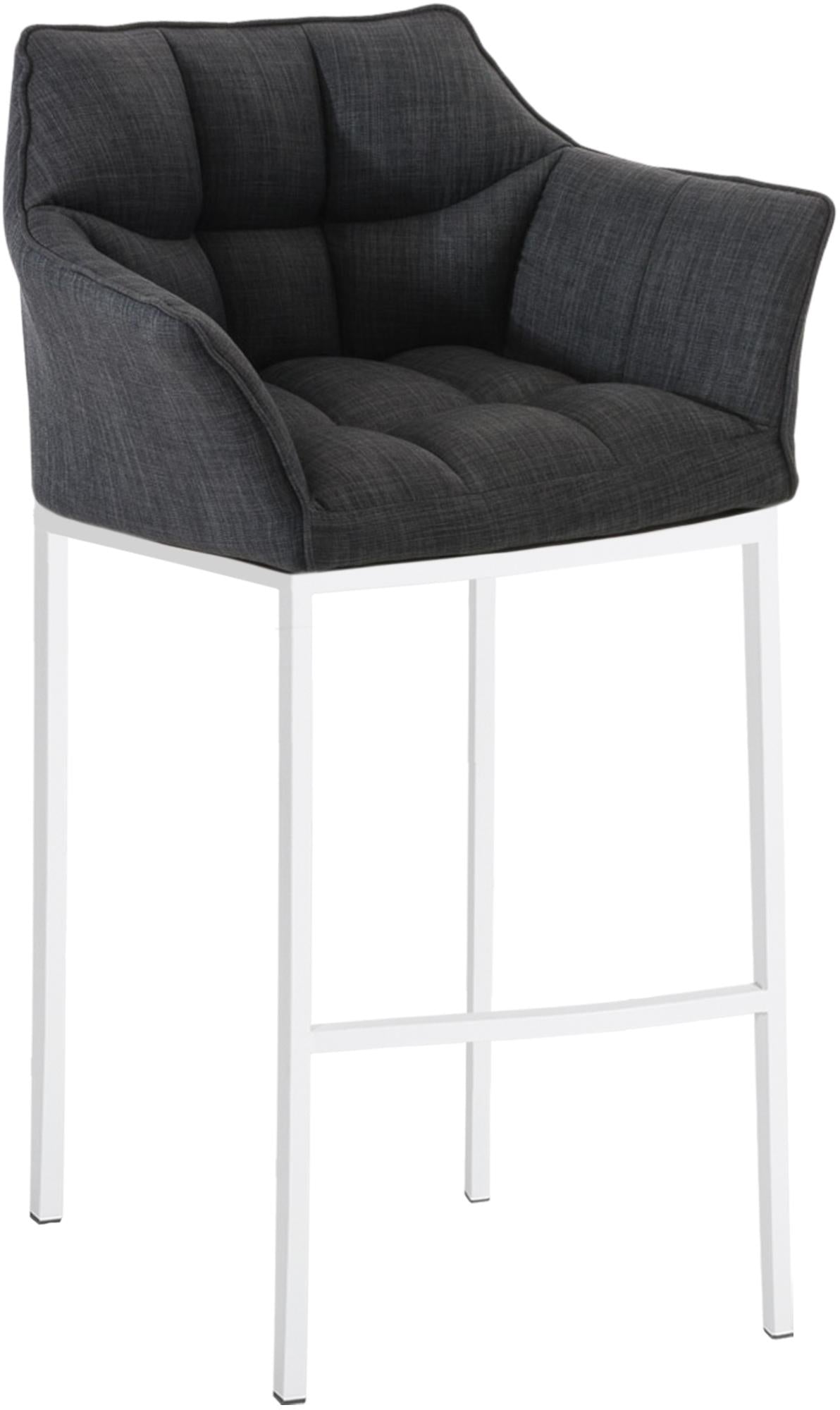 Barhocker Damaso Stoff mit 4-Fuß Gestell - homemem39