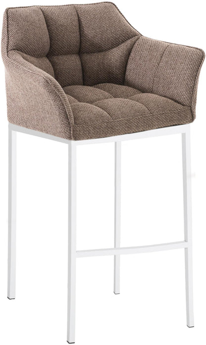 Barhocker Damaso Stoff mit 4-Fuß Gestell - homemem39