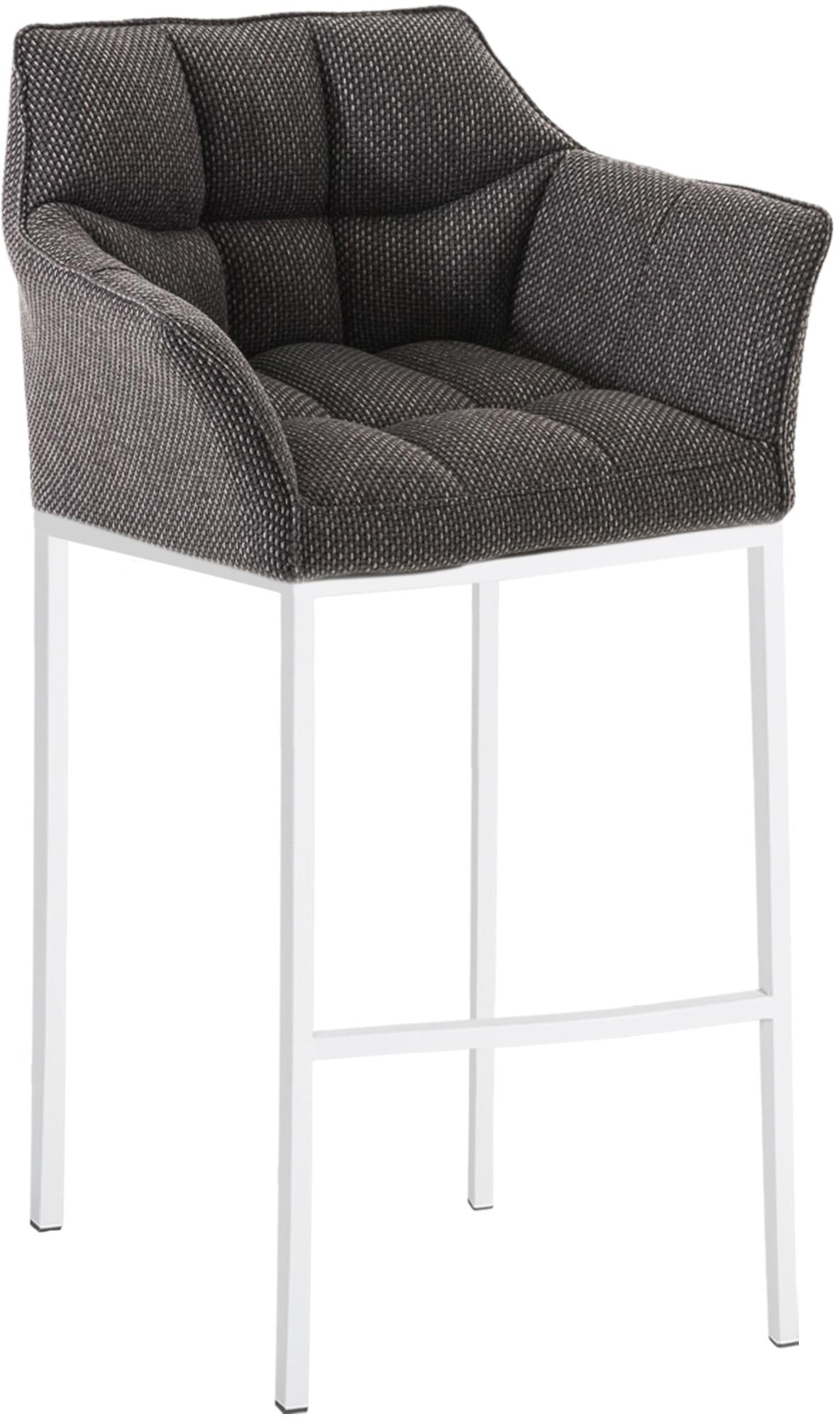 Barhocker Damaso Stoff mit 4-Fuß Gestell - homemem39