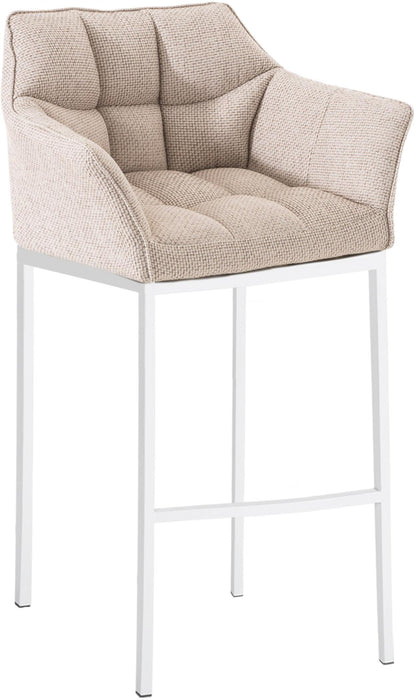 Barhocker Damaso Stoff mit 4-Fuß Gestell - homemem39