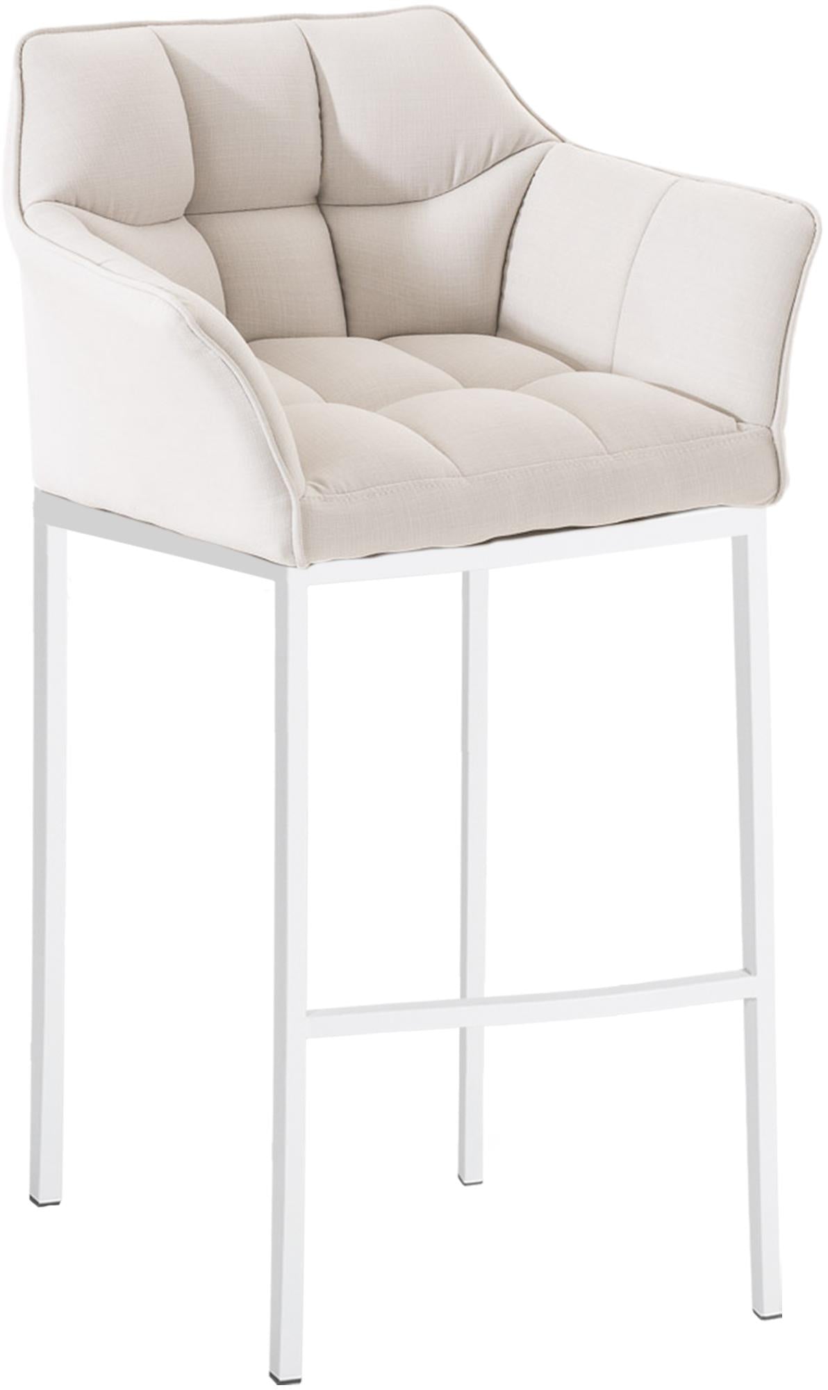 Barhocker Damaso Stoff mit 4-Fuß Gestell - homemem39