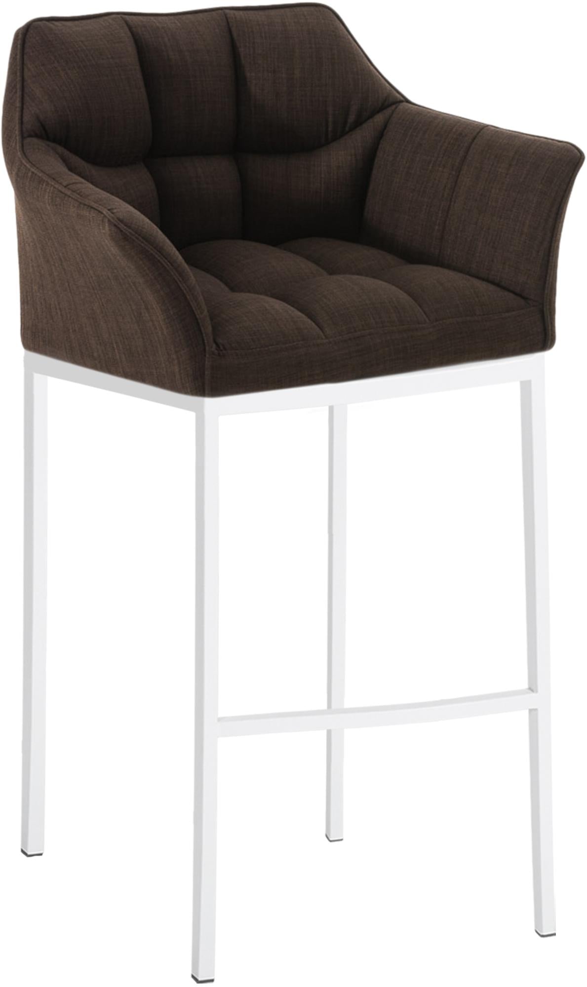 Barhocker Damaso Stoff mit 4-Fuß Gestell - homemem39