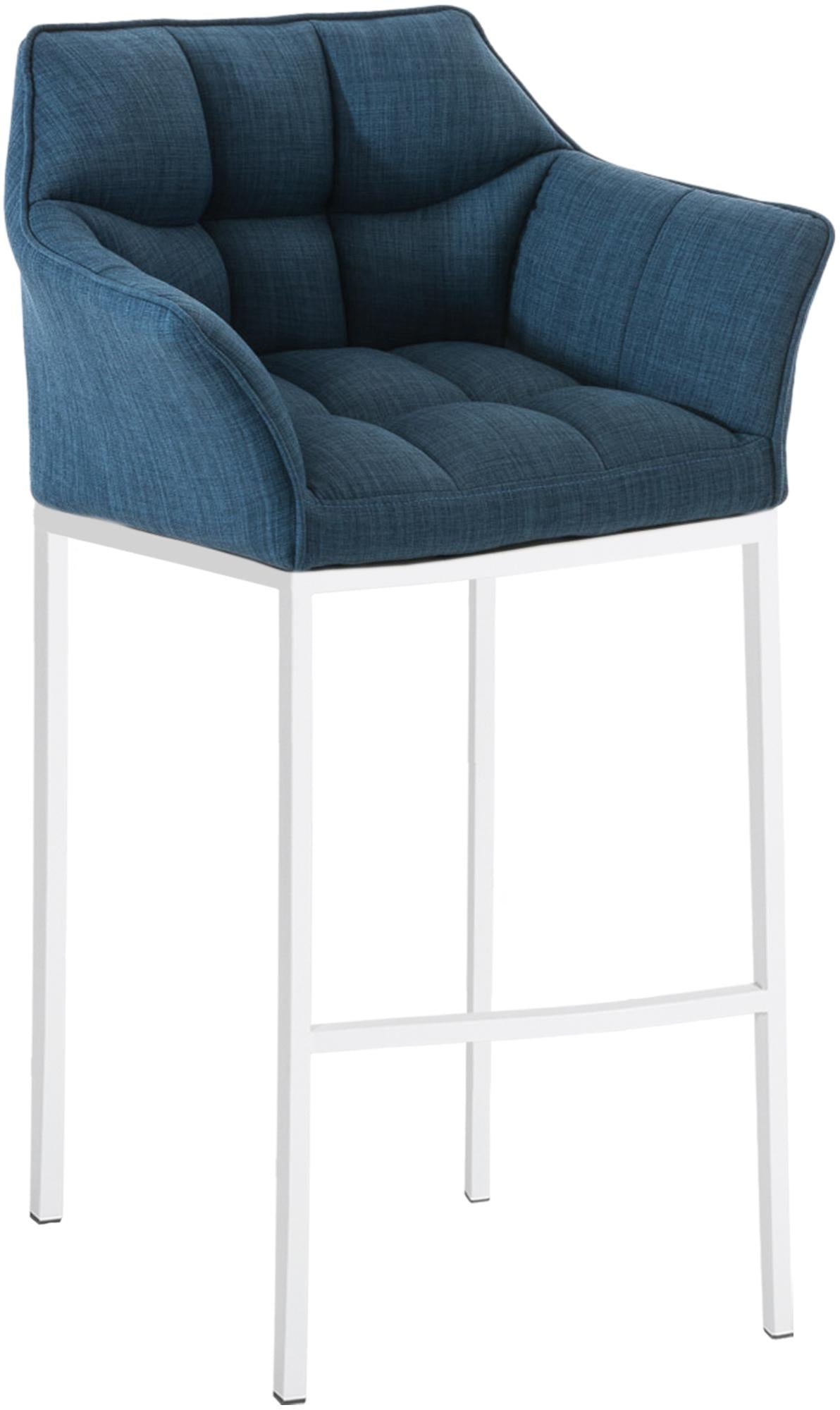 Barhocker Damaso Stoff mit 4-Fuß Gestell - homemem39