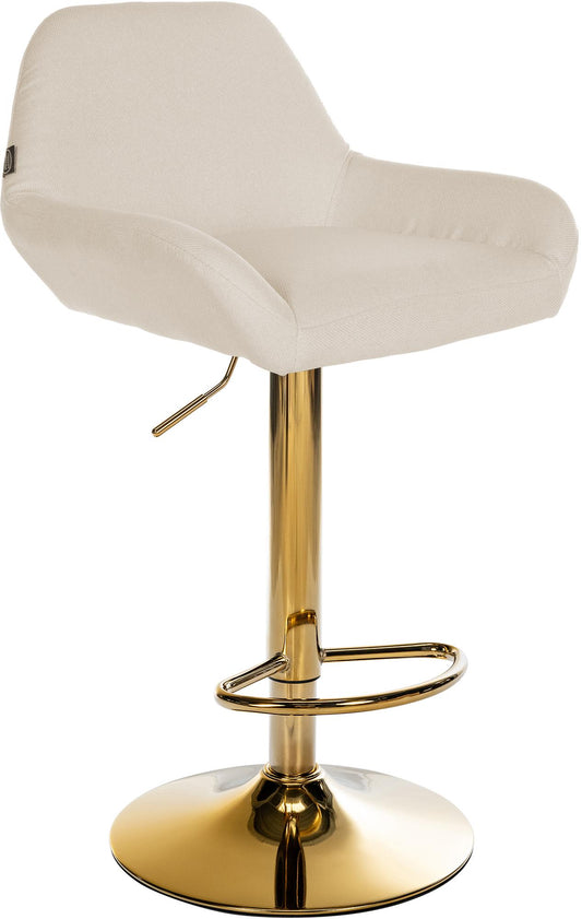 Barhocker Braga Gold Stoff - homemem39
