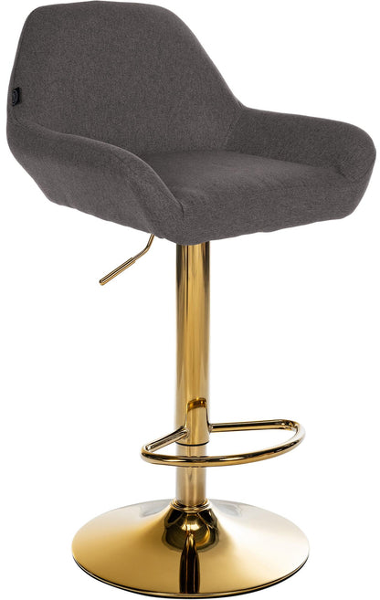 Barhocker Braga Gold Stoff - homemem39