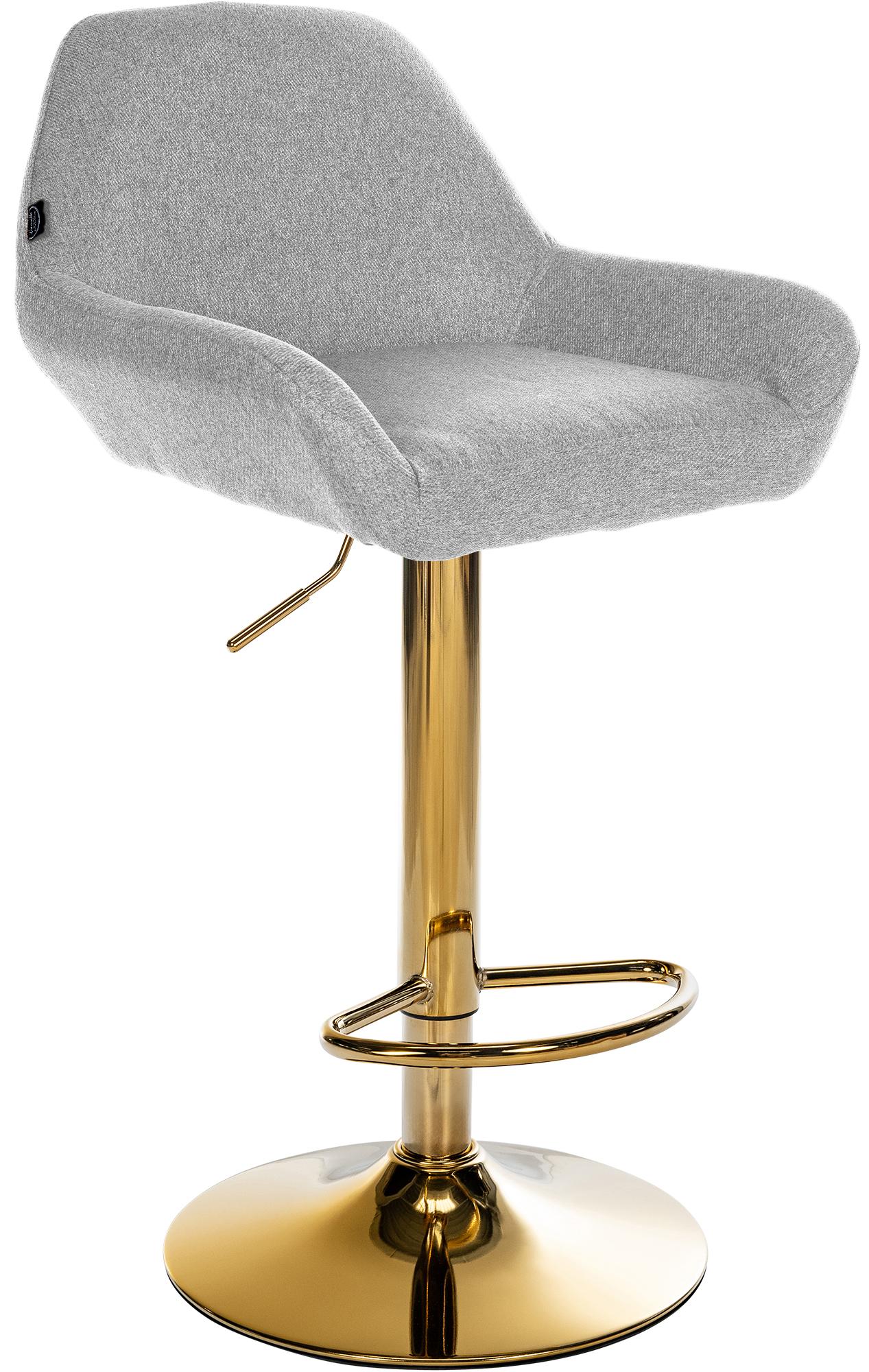 Barhocker Braga Gold Stoff - homemem39