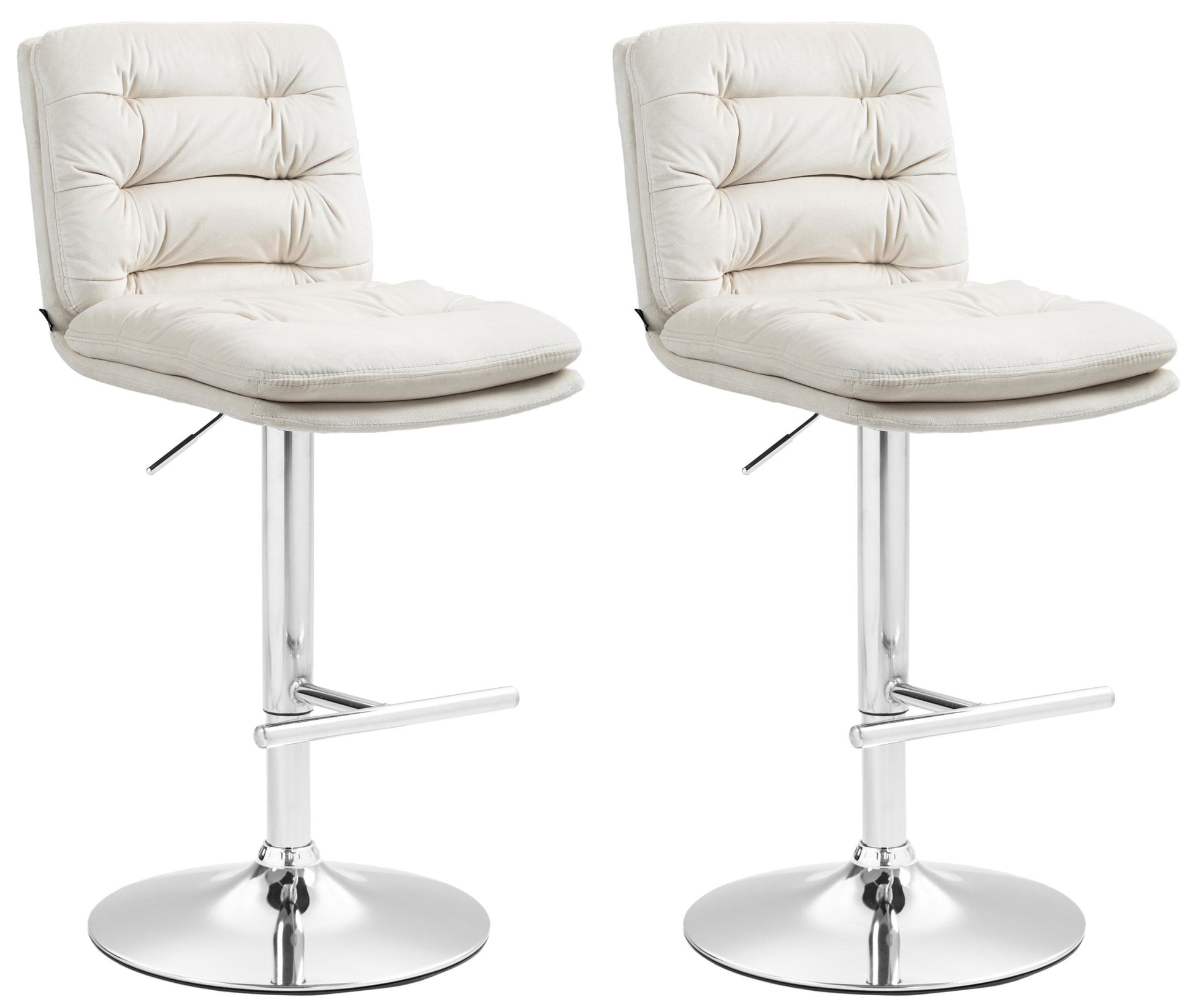 2er Set Barhocker Damar Samt - homemem39