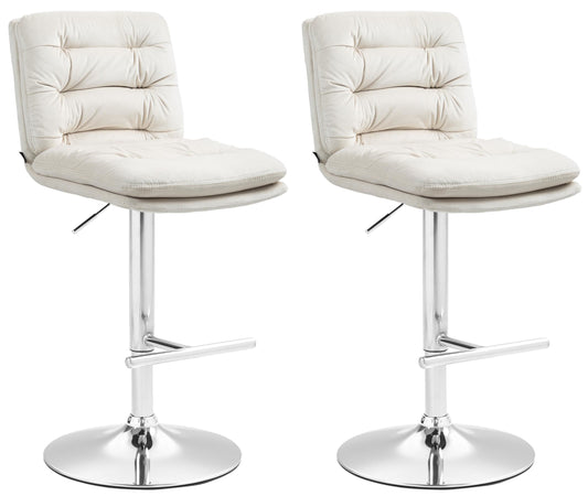 2er Set Barhocker Damar Samt - homemem39