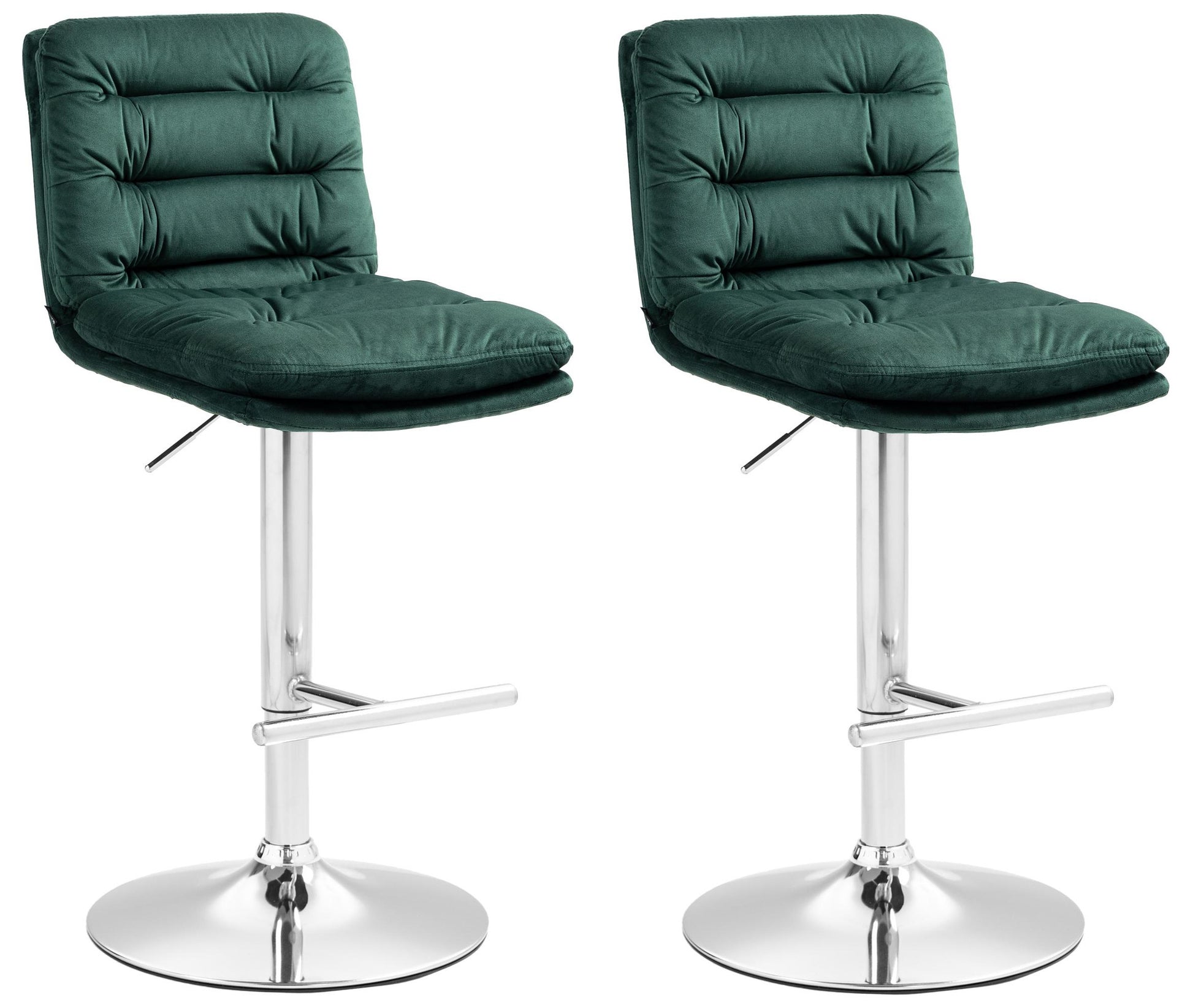 2er Set Barhocker Damar Samt - homemem39
