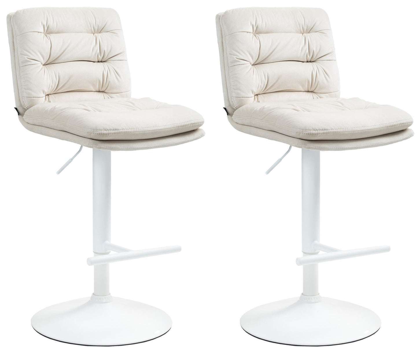 2er Set Barhocker Damar Samt - homemem39