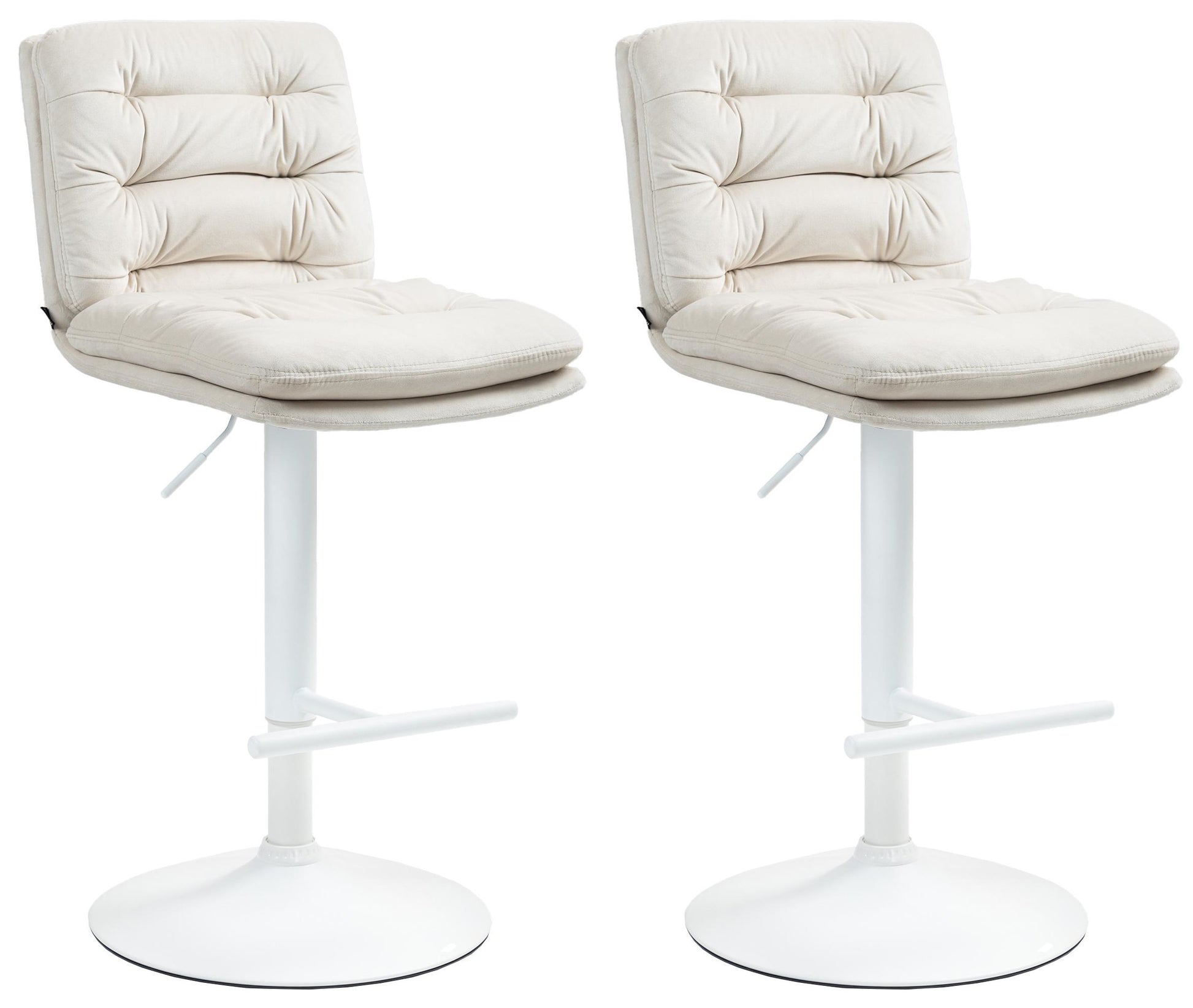 2er Set Barhocker Damar Samt - homemem39