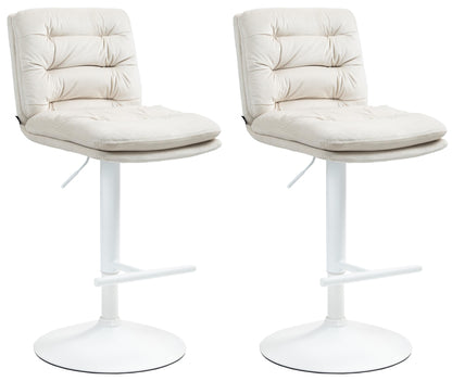 2er Set Barhocker Damar Samt - homemem39