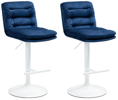 2er Set Barhocker Damar Samt - homemem39