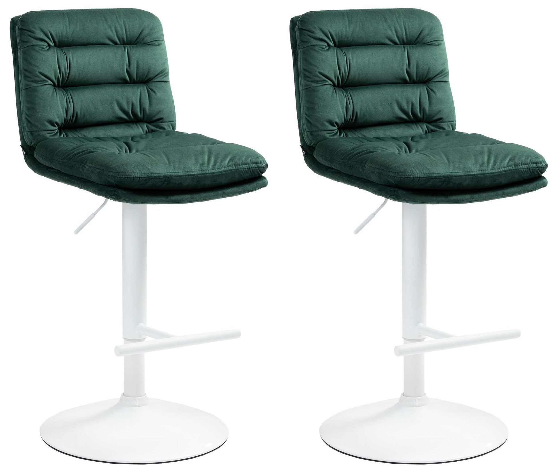2er Set Barhocker Damar Samt - homemem39