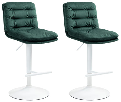 2er Set Barhocker Damar Samt - homemem39