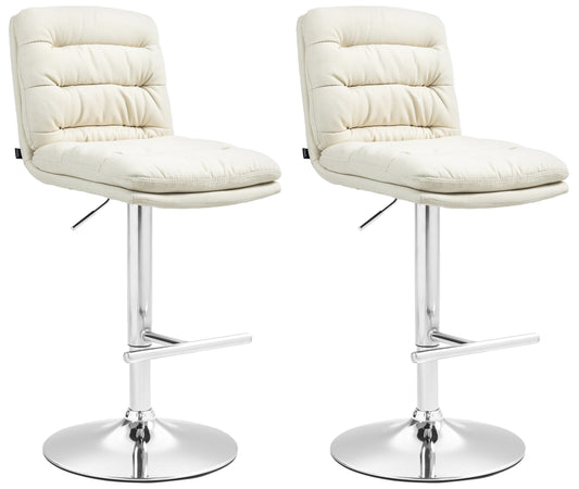 2er Set Barhocker Damar Stoff - homemem39