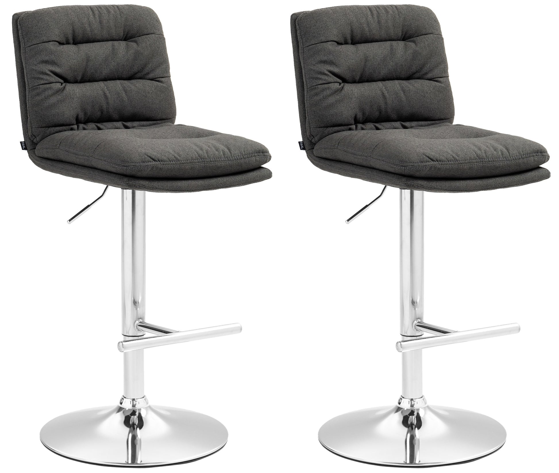 2er Set Barhocker Damar Stoff - homemem39
