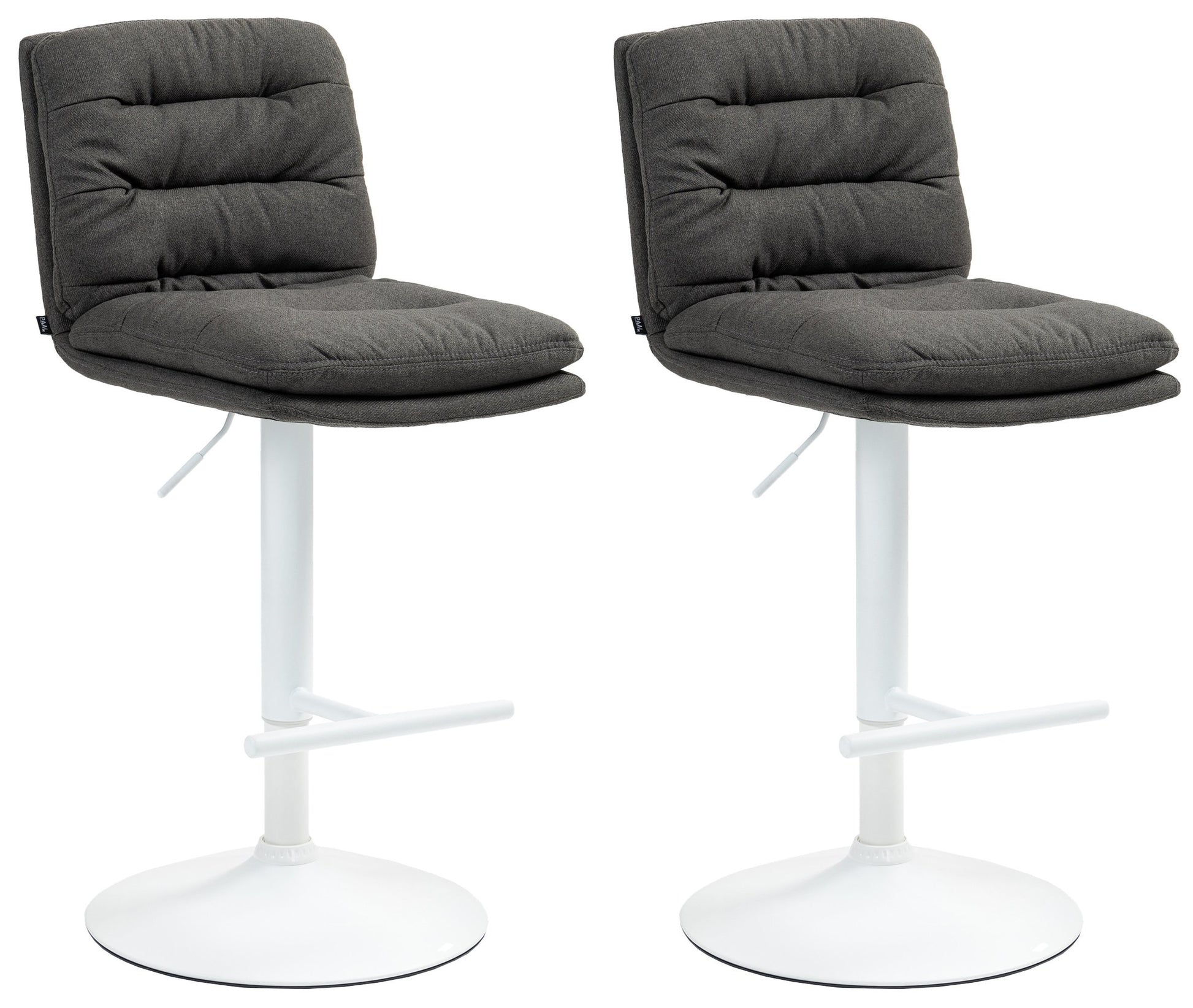 2er Set Barhocker Damar Stoff - homemem39